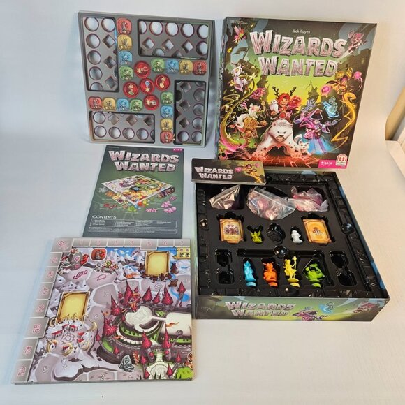 Mattel: Wizards Wanted Board Game Complete - Picture 1 of 6